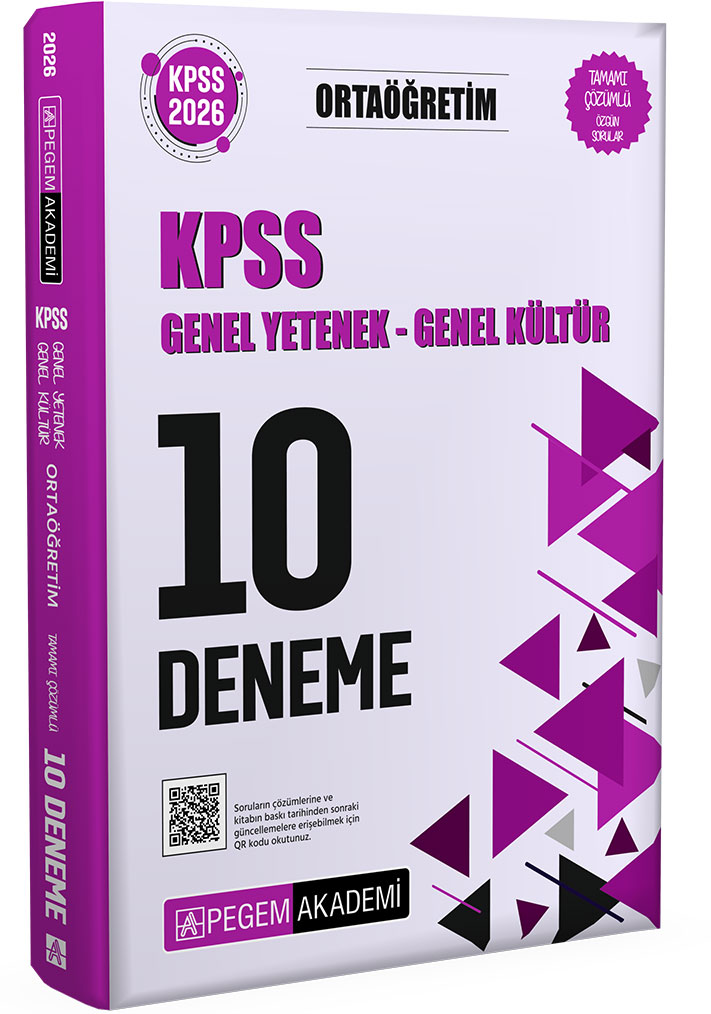 KPSS GKGY ORTAÖĞRETİM 10 DENEME -2026
