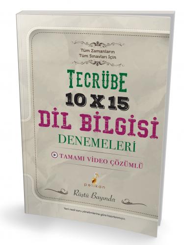 TECRÜBE 10X15 ÇÖZ. DİLBİLGİSİ  DENEME -
