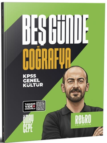 KPSS GENEL KÜLTÜR COĞRAFYA BEŞ GÜNDE- 2026
