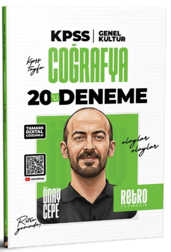 ÖNAY ÇEPE KPSS COĞRAFYA 20 Lİ DENEME -2026