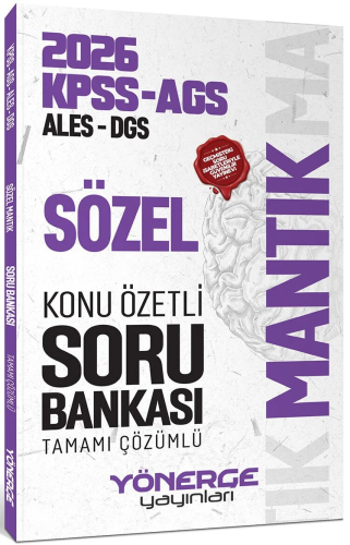 KPSS MEB AGS ALES SÖZEL MANTIK -SB-2026