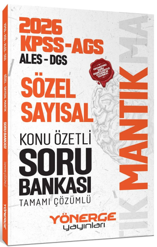 KPSS MEB-AGS ALES DGS SÖZEL SAYISAL MANTIK-SB-2026