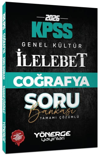 KPSS COĞRAFYA İLELEBET -SB- 2026