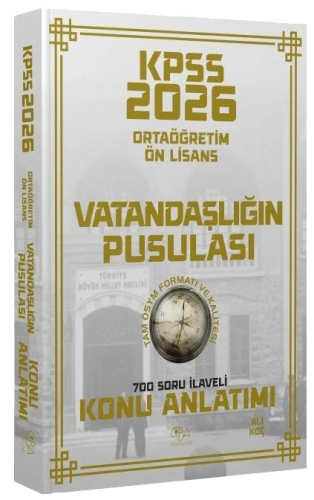 KPSS Lise Ortaöğ. Ön Lisans Vatandaşlığın Pus-2026