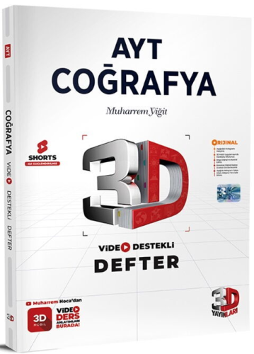AYT COĞRAFYA VİDEO DESTEKLİ DEFTER -2025