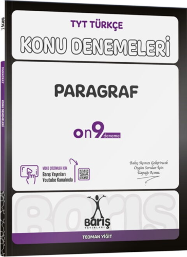 TYT TÜRKÇE PARAGRAF İLK 9 DENEME -2025