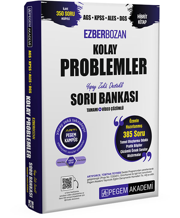 AGS-KPSS-ALES-DGS Ezberbozan Kolay Problemler SB