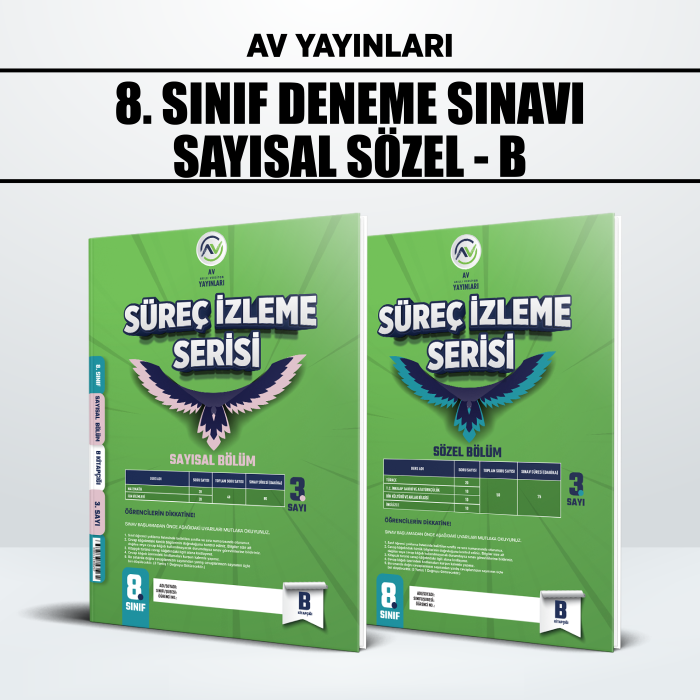 AV 08.SINIF SÜREÇ İZLEME (SİS) SAY/SÖZ 3-B -25-26