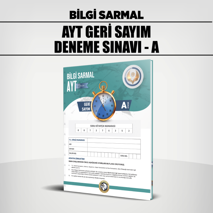GERİ SAYIM B.SARMAL YKS AYT DNM KLB 1-A - 26