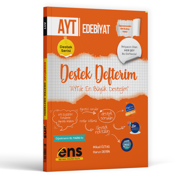 ENS YKS AYT DESTEK DEFTERİM T.EDEBİYATI - 2025-26