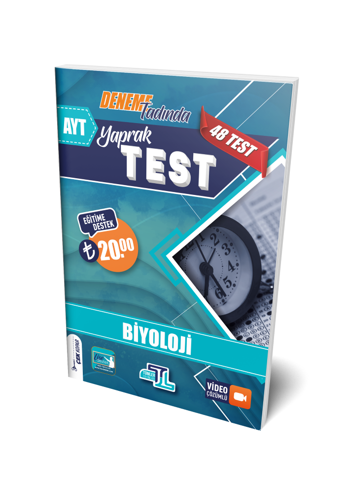 TÜMLER YKS AYT YAPRAK TEST BİYOLOJİ - 2023