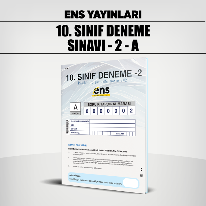 ENS 10.SINIF PERFORMANS ANALİZİ SERİSİ 2-A - 25-26
