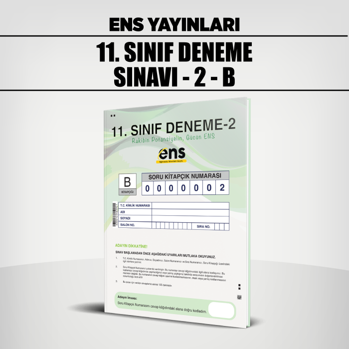 ENS 11.SINIF PERFORMANS ANALİZİ SERİSİ 2-B - 25-26