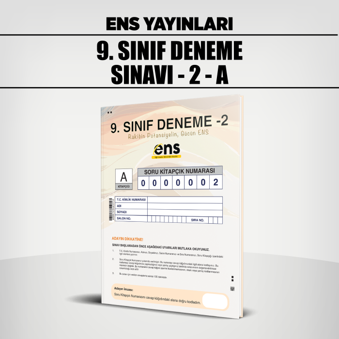 ENS 09.SINIF PERFORMANS ANALİZİ SERİSİ 2-A - 25-26