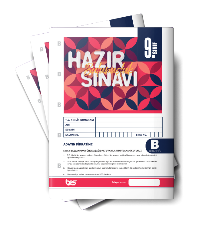 BES 09.SINIF HAZIR BULUNUŞLUK SINAVI B - 2025-26