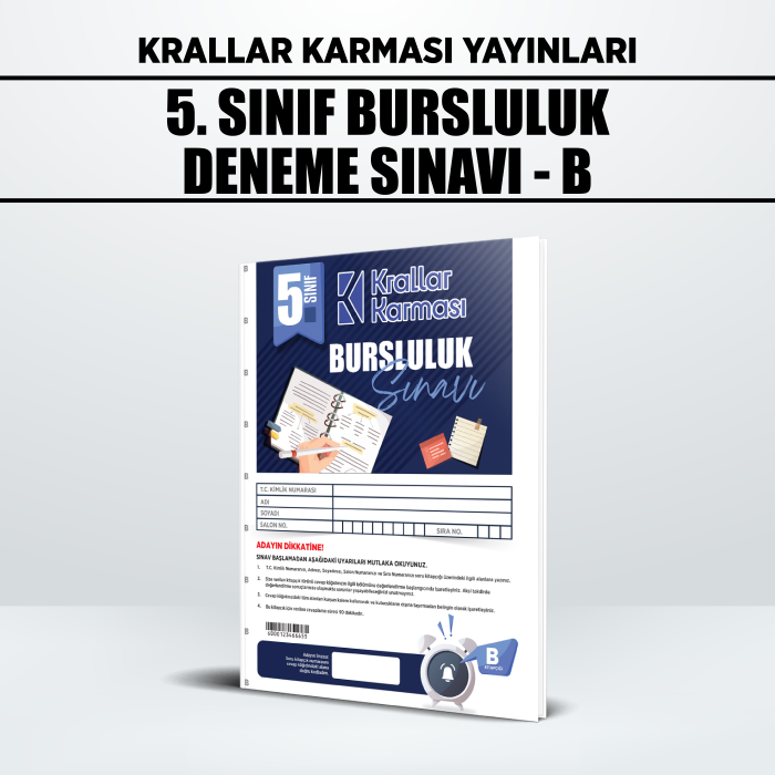 KRALLAR 05.SINIF BURSLULUK DENEME KULÜBÜ B -25-26