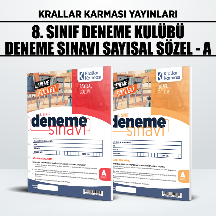 KRALLAR 08.SINIF DENEME KULÜBÜ SAY/SÖZ A -25-26