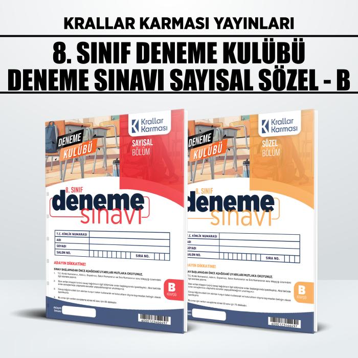 KRALLAR 08.SINIF DENEME KULÜBÜ SAY/SÖZ B -25-26