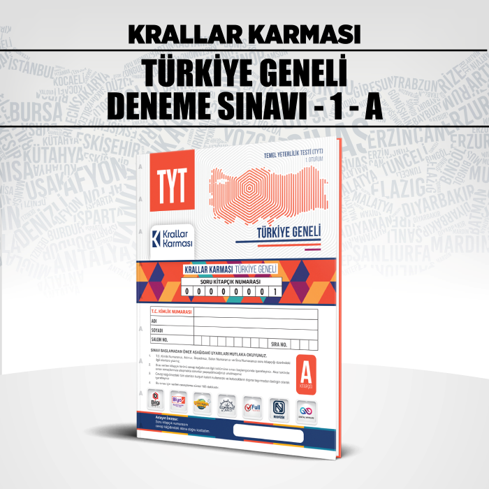KRALLAR TYT TÜRKİYE GENELİ SNV 1-A - 25-26
