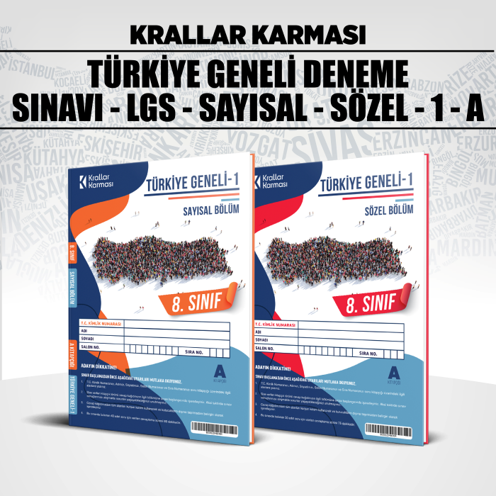 KRALLAR 08.SINIF TÜRKİYE GENELİ SAY/SÖZ 1-A -25-26