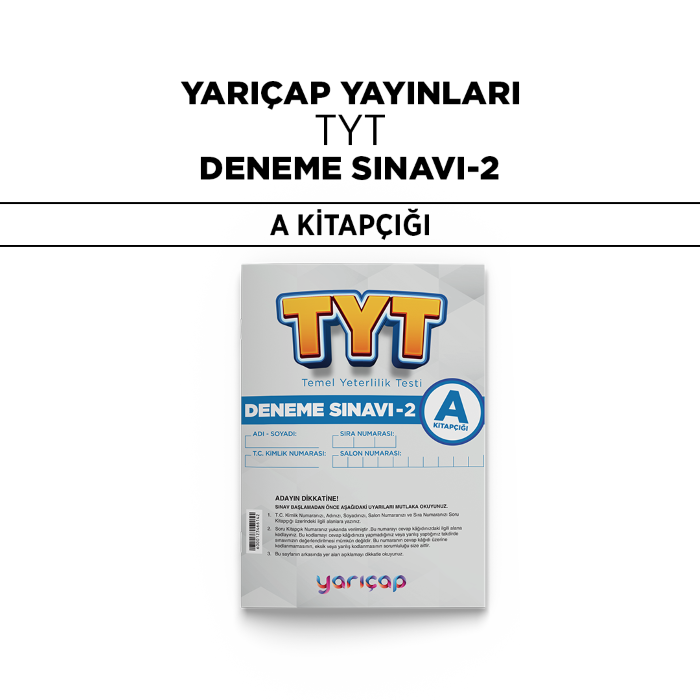 YARIÇAP TYT DENEME SINAVI 2-A - 25-26