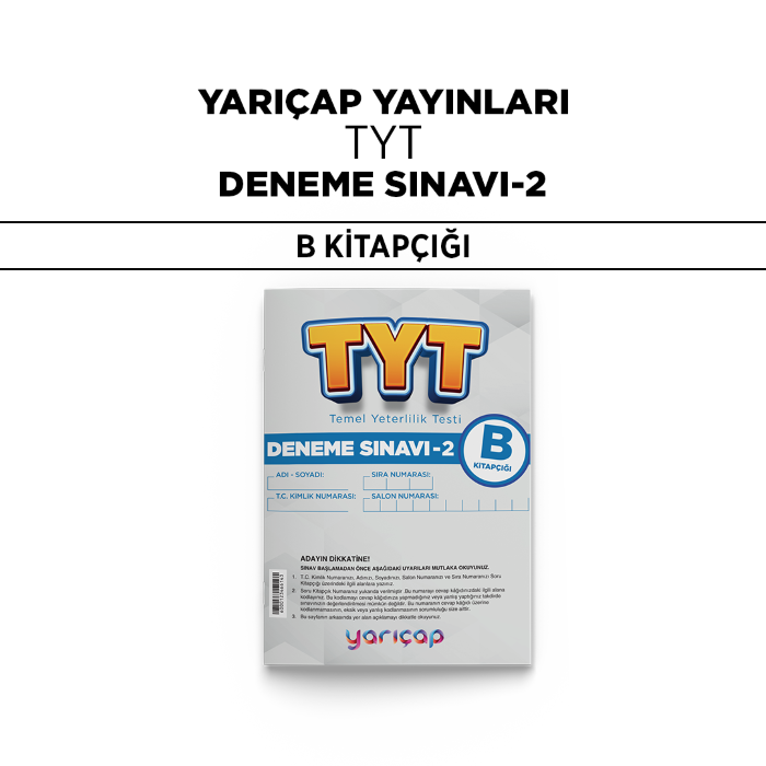YARIÇAP TYT DENEME SINAVI 2-B - 25-26