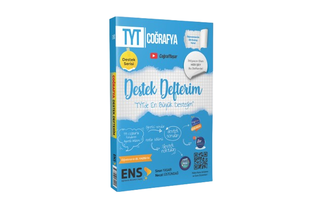 ENS TYT DESTEK DEFTERİM COĞRAFYA - 2025-26