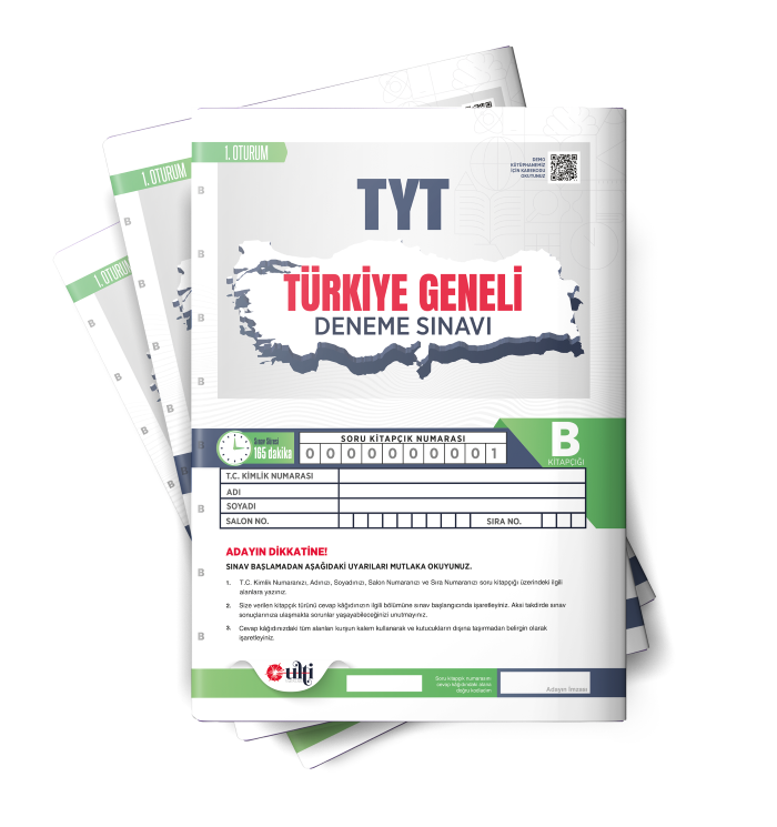 ULTİ YAYIN TYT TÜRKİYE GENELİ DENEME B - 2025-26