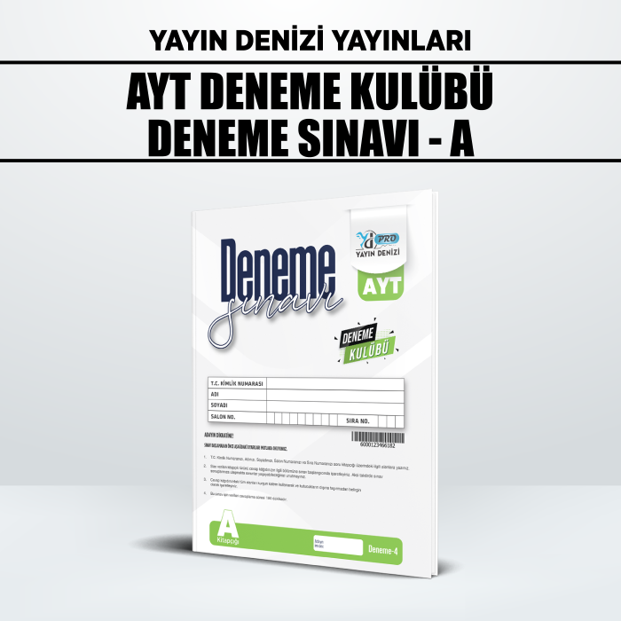 YDENİZİ YKS AYT DENEME KULÜBÜ SNV 4-A - 25-26