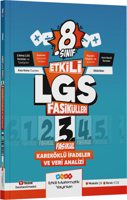 ETK. MATEMATİK LGS FASİKÜL KÖKLÜ İFADELER 3- 25-26