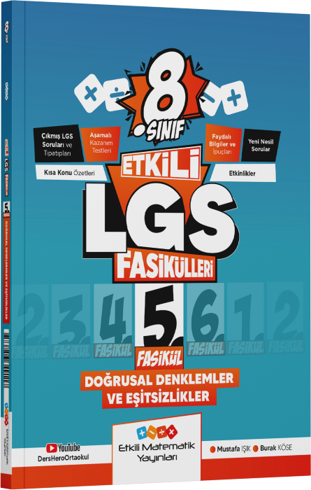 ETK. MATEMATİK LGS FASİKÜL DOĞ.DENK.&EŞT 5 - 24-25