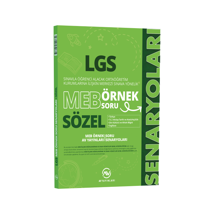 8.SINIF AV LGS MEB ÖRNEK SORU SENARYO SÖZEL - 2025