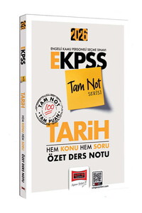 EKPSS TAM NOT SRS TARİH HEM KONU SORU -2026