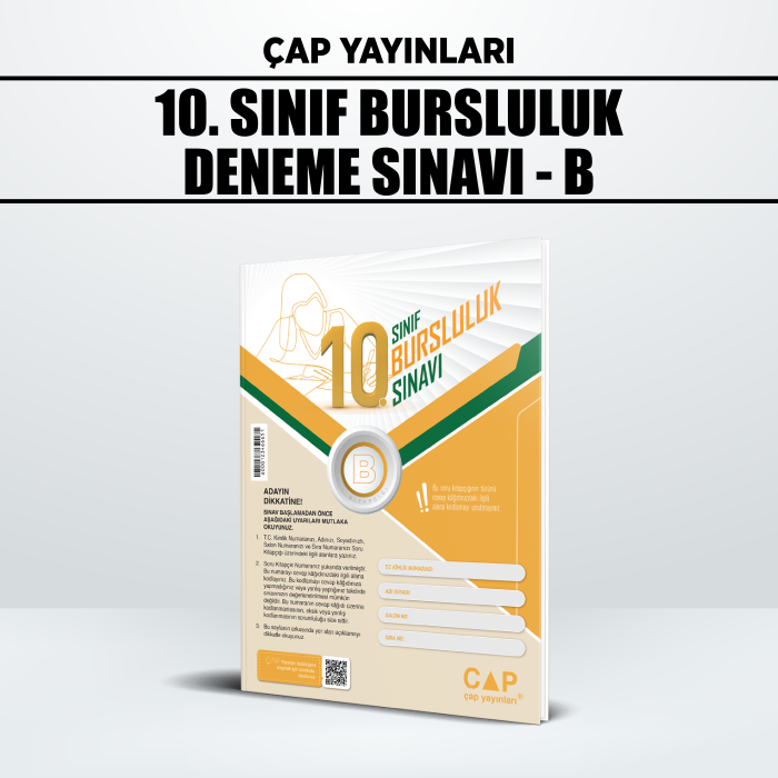ÇAP 10.SINIF DENEME KULÜBÜ BURSLULUK 1-B - 25-26