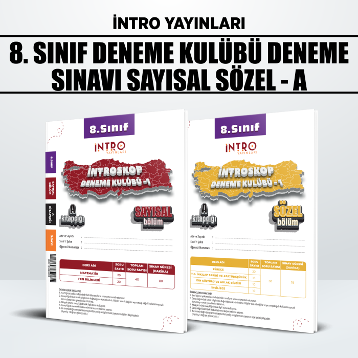 İNTRO 08.SINIF İNTROSKOP DENEME KLB 1-A -25-26